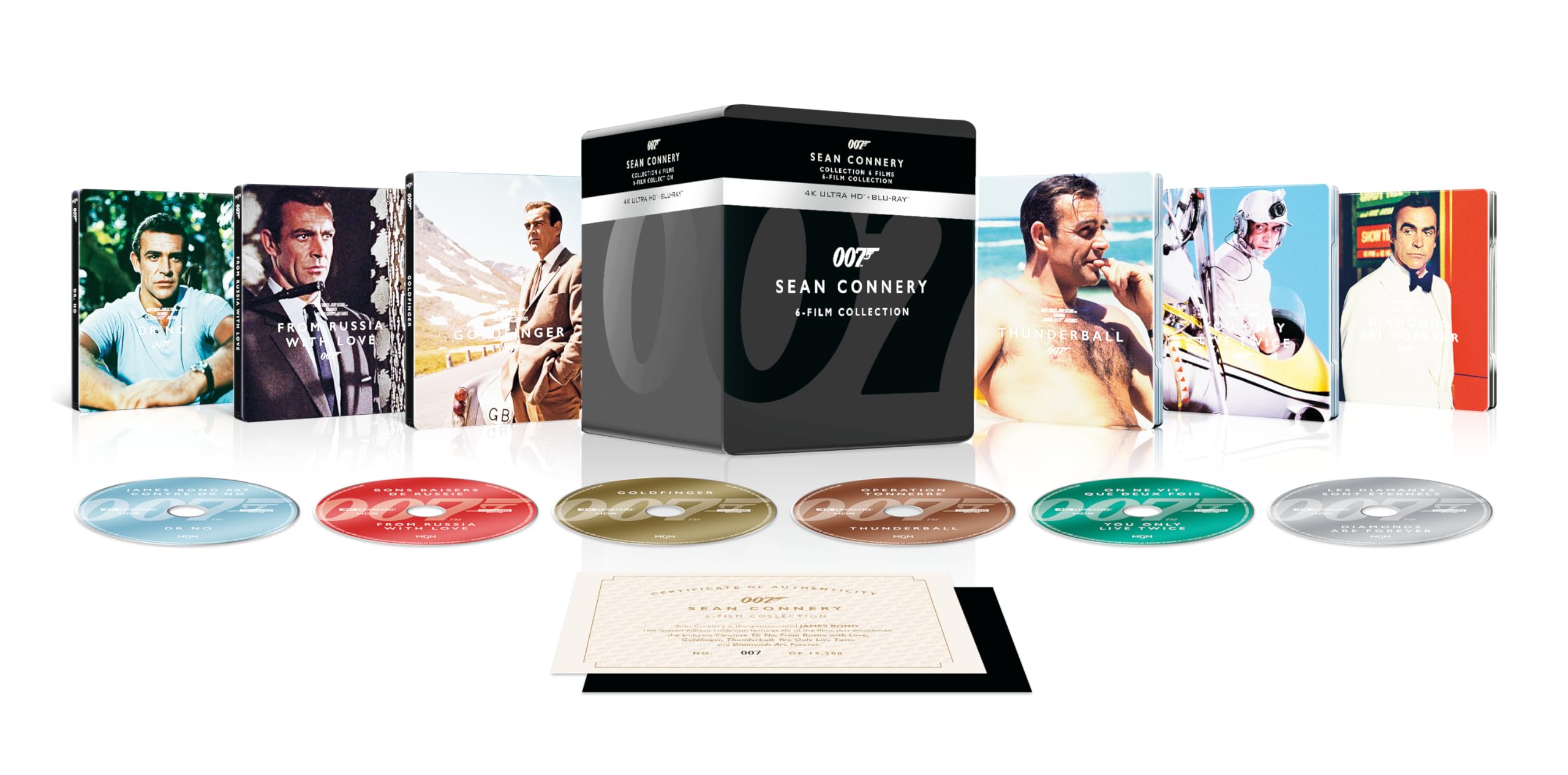 James Bond 007 - La Collection Sean Connery - 6 films