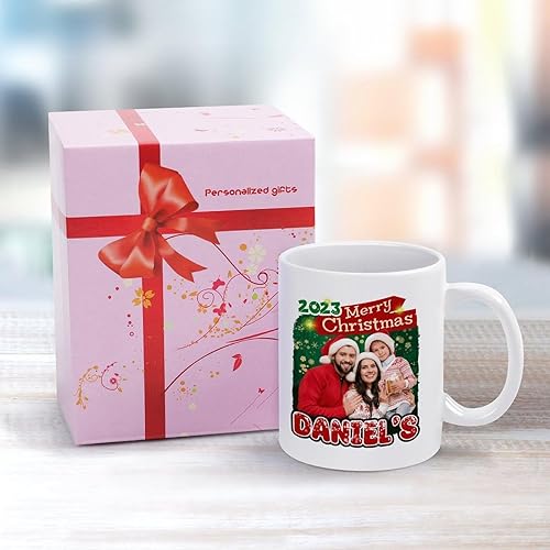 Miniatura 10 de Taza de café con foto personalizada con texto regalo en cumpleaños día de San Valentín para marido esposa novio novia familias taza personalizada