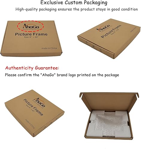 Miniatura 9 de Marco flotante dorado, 8 x 10 pulgadas, horizontal, para fotos de 7 x 9, 6 x 8, 5 x 7, marco de fotos de estante de mesa, elegante para Navidad,