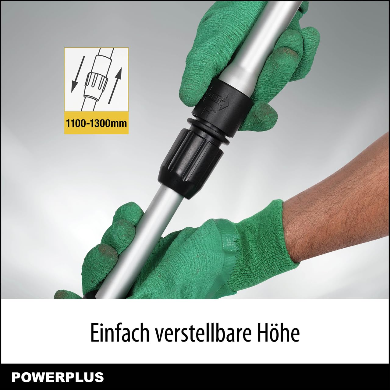 Power Plus Elektrischer Rasentrimmer POWXG30030-400 W und 270 mm Ø, Gartenwerkzeug 2 in 1 als Gras- und Rasenkantenschneider für Ihren Garten