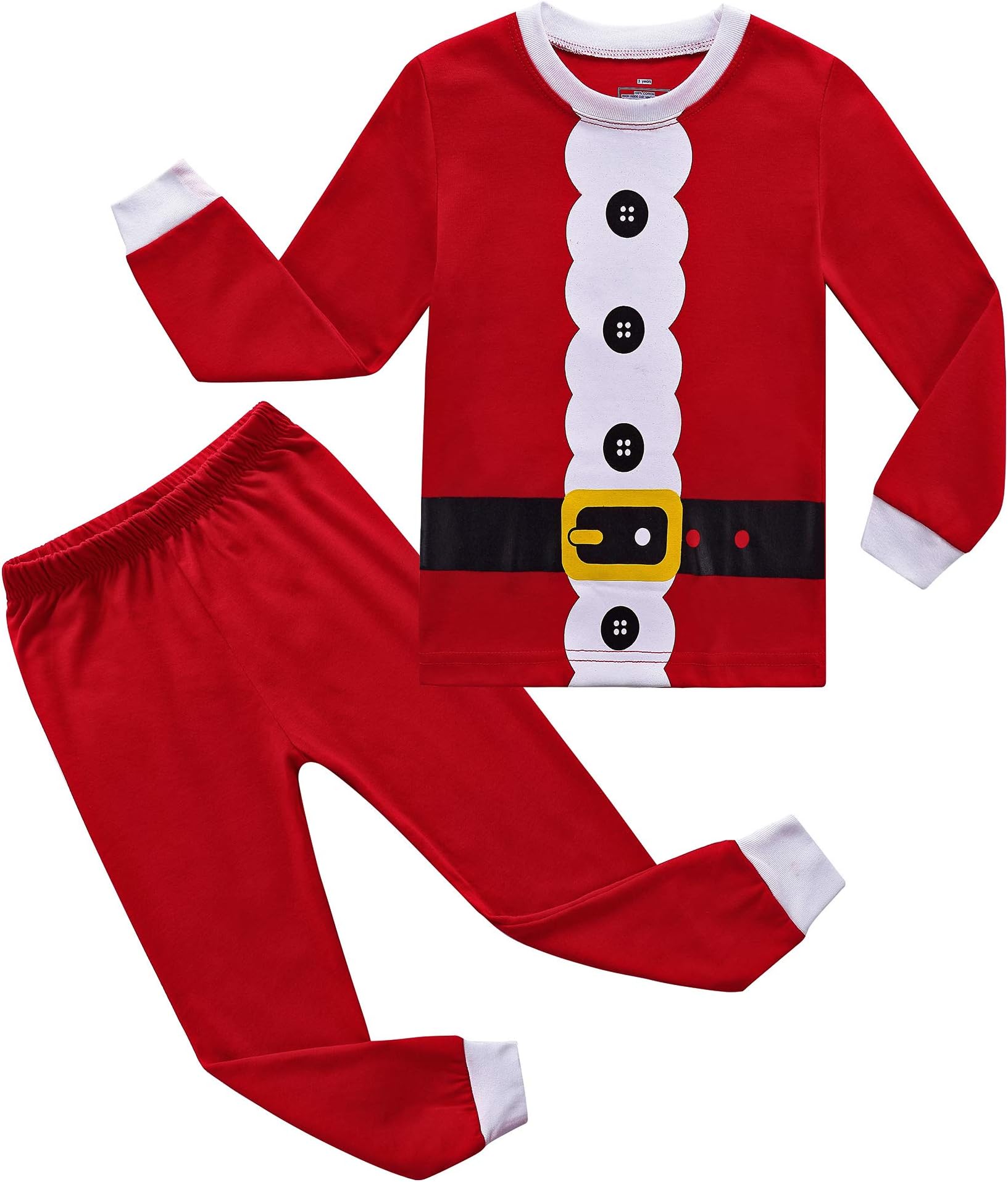Little Girls' Long Sleeve Pajamas Sets Toddler 100% Cotton Pjs Kids Sleepwears