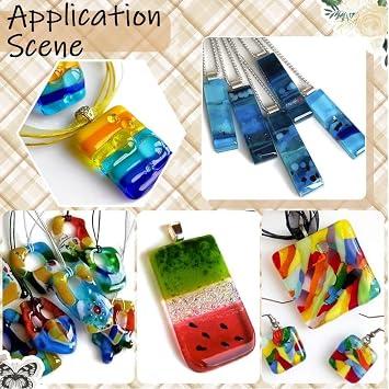 Professional Microwave Kiln for Glass Fusing with 80 Sheets Kiln Papers - Ideal for DIY Glass Melting and Jewelry Making