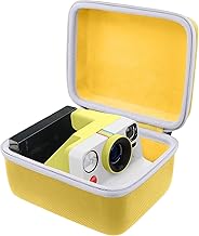 Khanka For Polaroid Now Gen 3, Now+ Gen 3, Now Gen 2, Now+ Gen 2, Now, Now+, I-2, Flip, OneStep+ and OneStep 2 Hard Case, Carrying Bag, Case Only (Yellow)