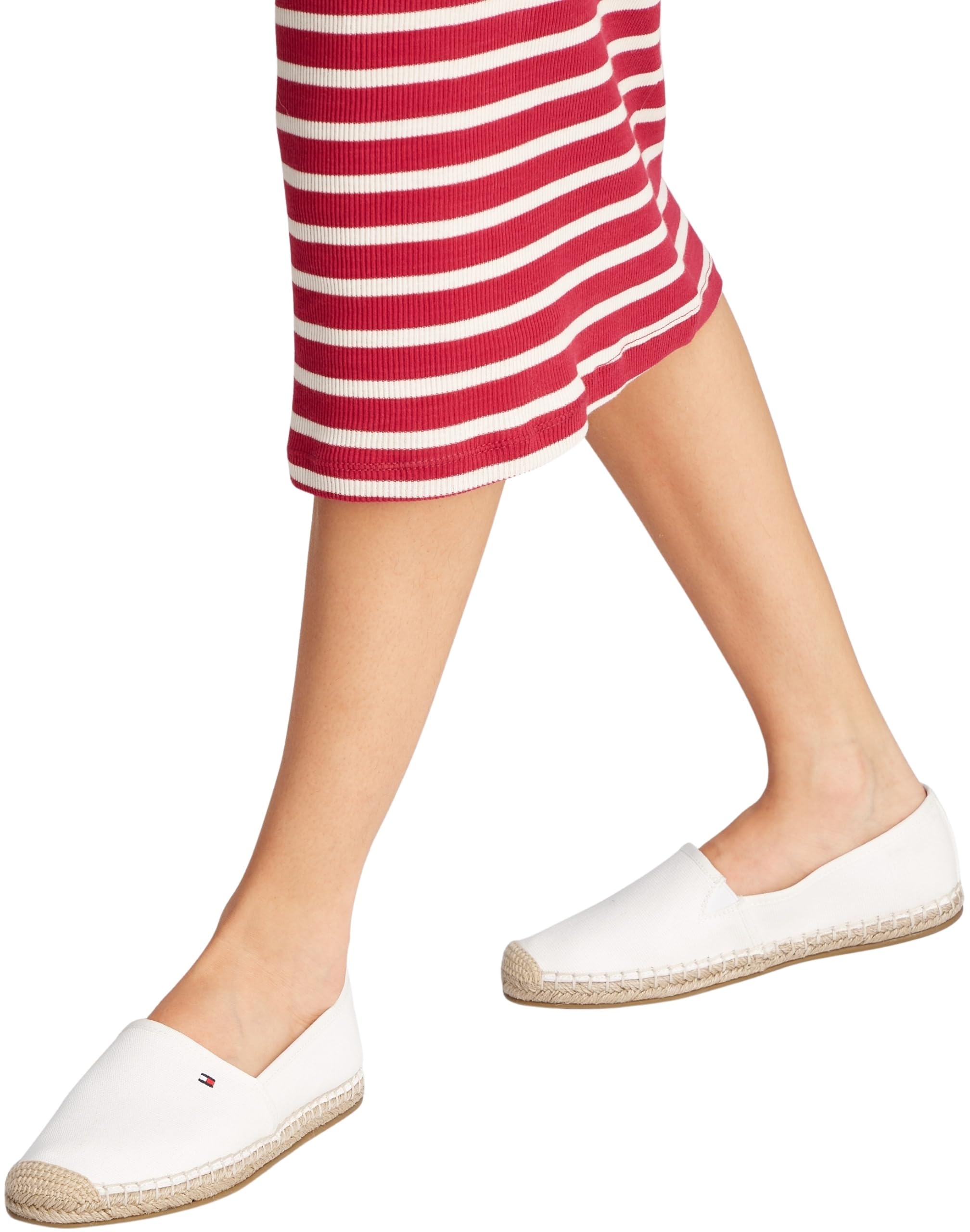 Tommy Hilfiger Women’s Flag Canvas Espadrilles with Logo