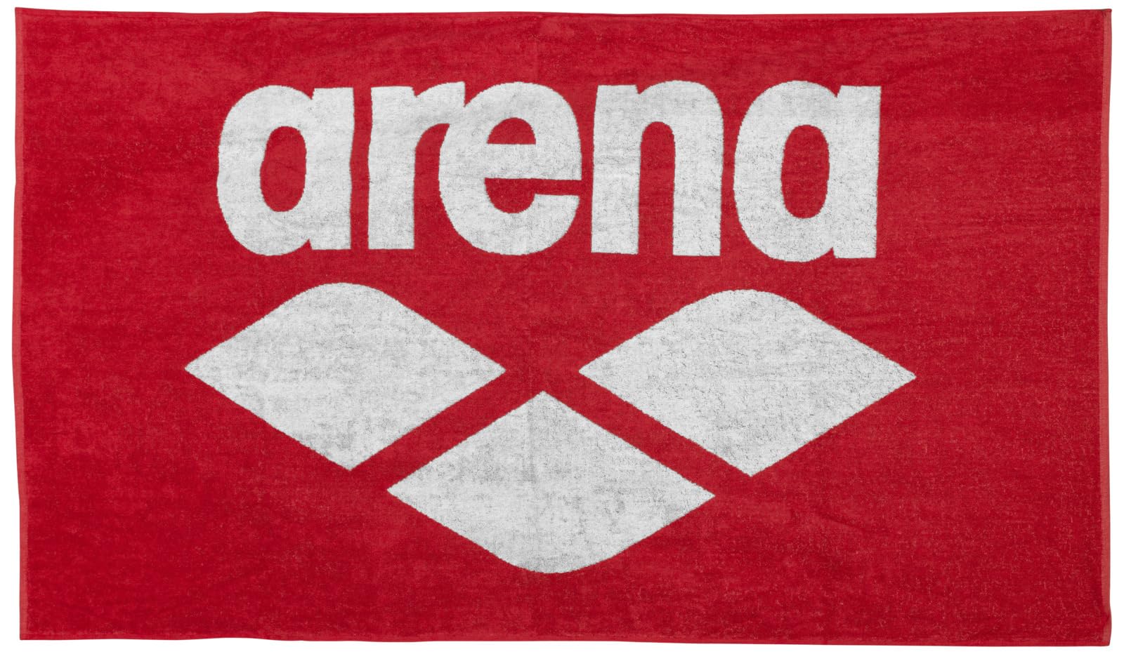 ARENA unisex adult Cotton POOL SOFT TOWEL, Red-white, One Size UK
