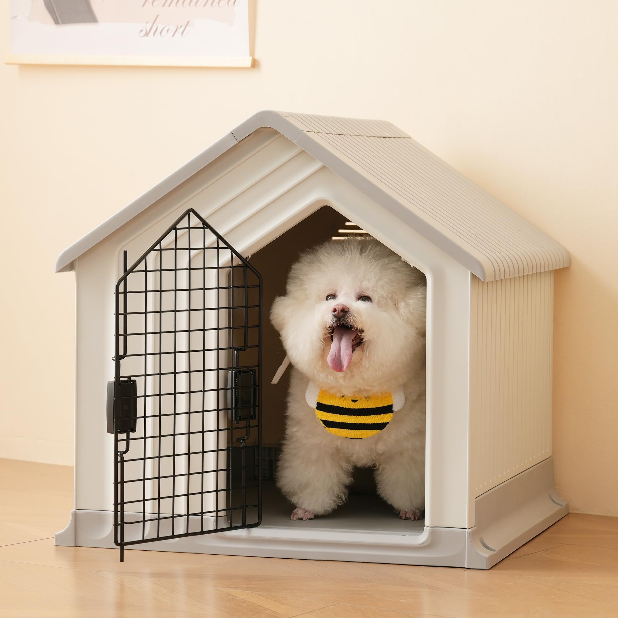 ドッグハウス　プラスチック　組み立て簡単 Amazon | ドッグハウス 室内 屋外 犬小屋 四季 汎用