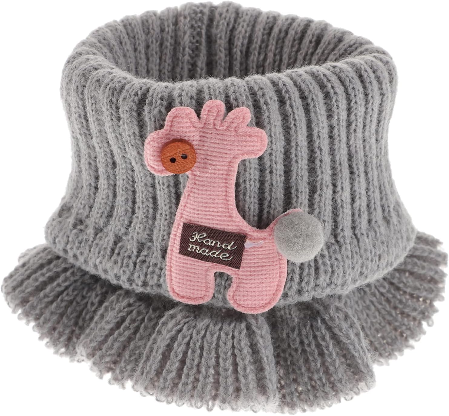 LIFKOME Adorable Cartoon Kids Scarf Knitted Winter Accessory for Toddlers Girls/boys Warm Neck Wrap