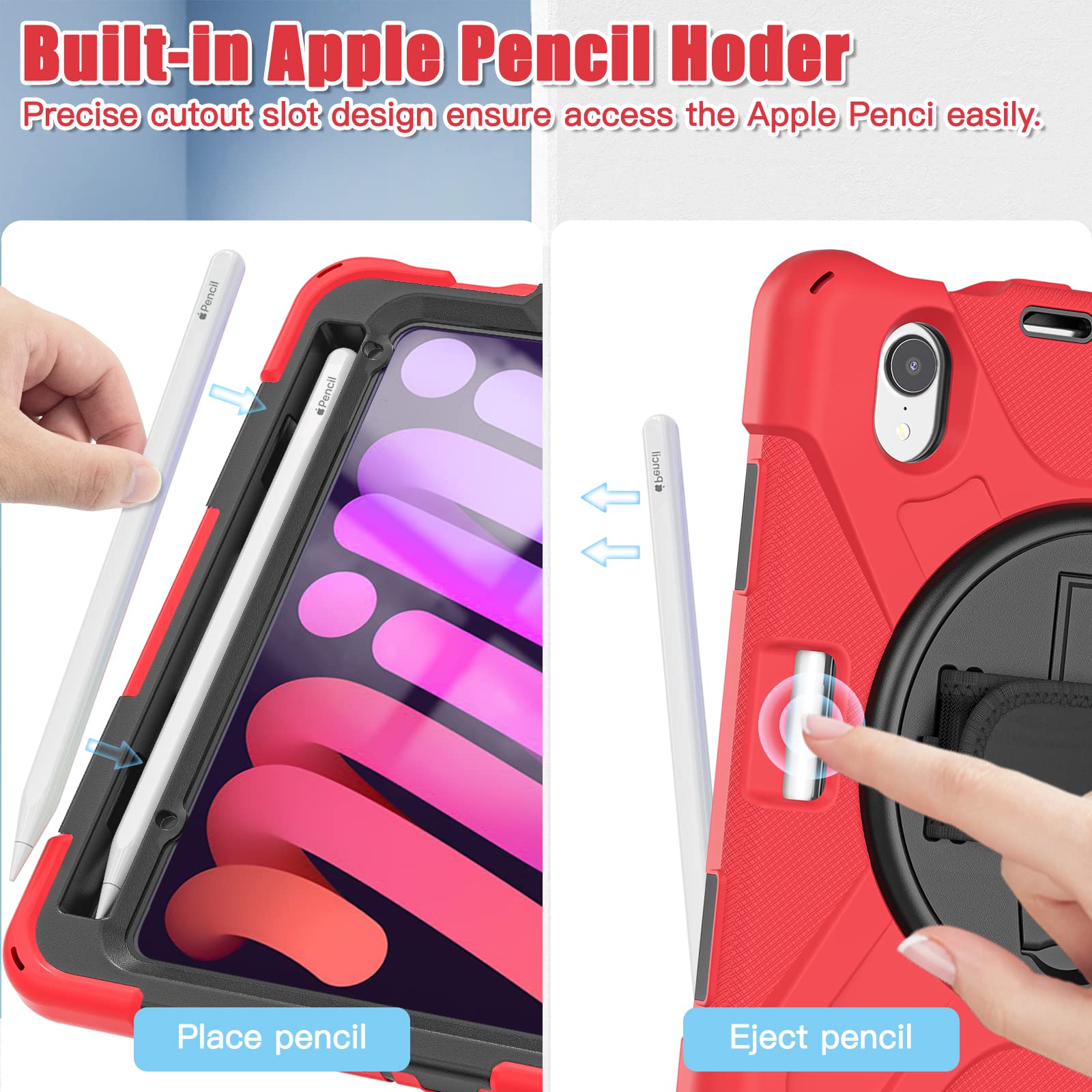 Amazon.co.jp: ZXHYliang iPad Mini 6 ケース(8.3インチ、2021)、iPad