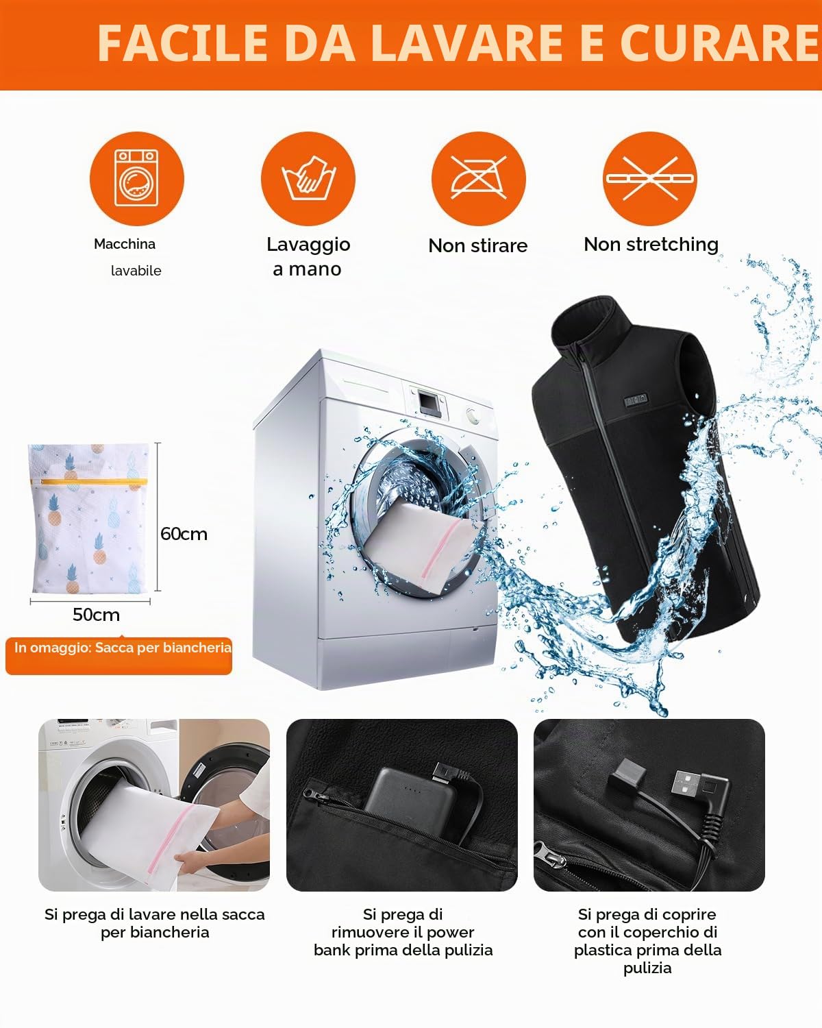 Gilet Riscaldato Uomo Donna,Triplo Comando,Gilet USB Riscaldato con Batteria, Dimensioni Regolabili, 3 Temperature 13 Zone di Riscaldamento Giacca Riscaldata per Escursionismo e Sci