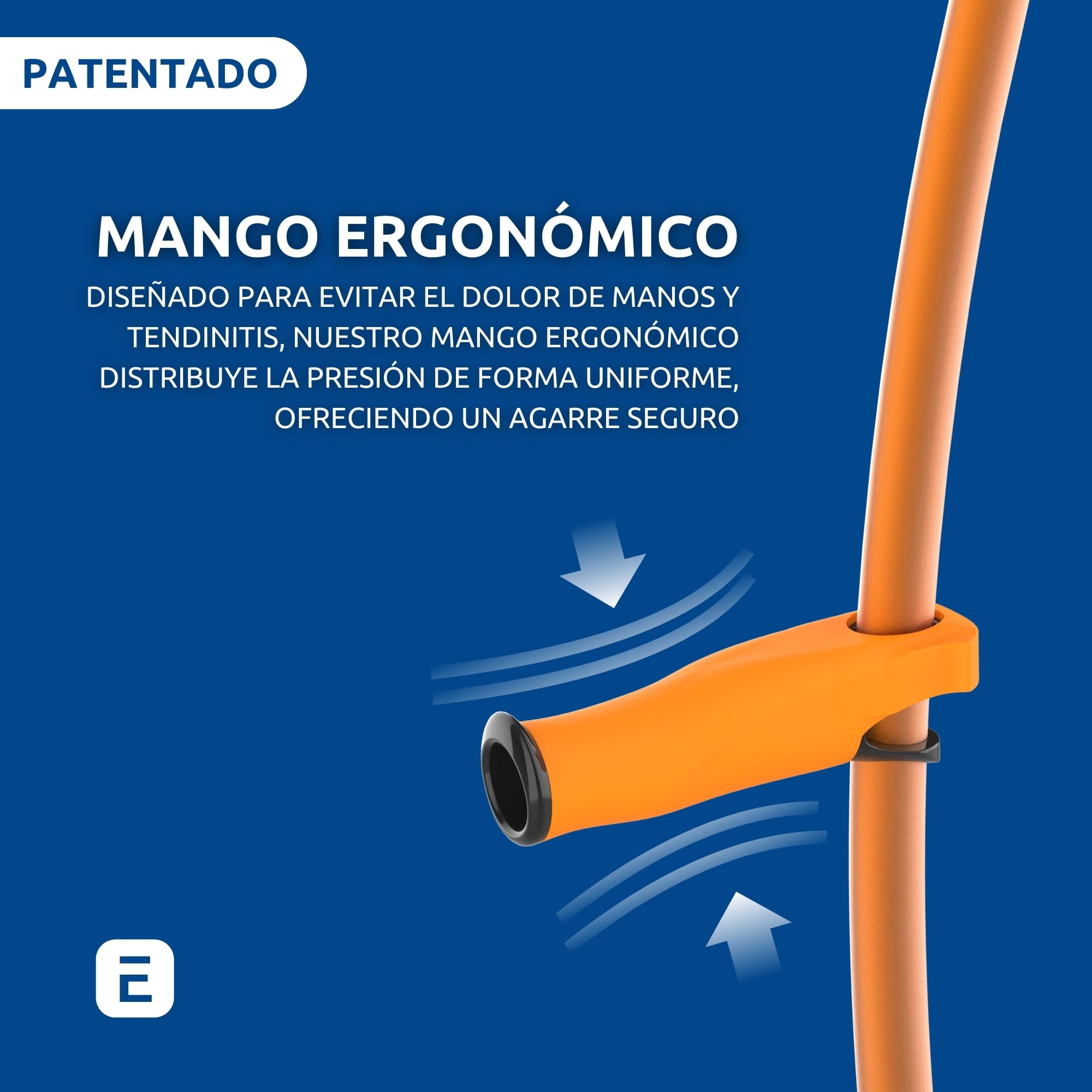 Muletas INDESmed 100% Aluminio Aeroespacial (Gris, S (155-165cm))