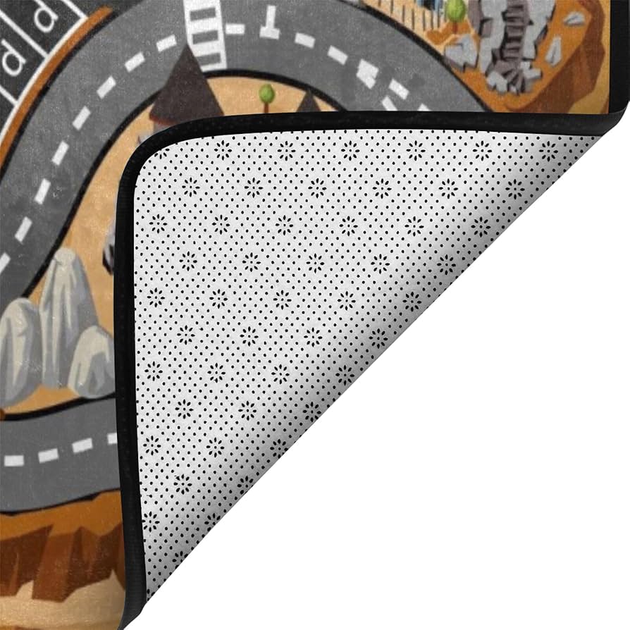 Amazon.com: Kids Rug, Mountain Road Playmat Rugs - 5x7 Ft
