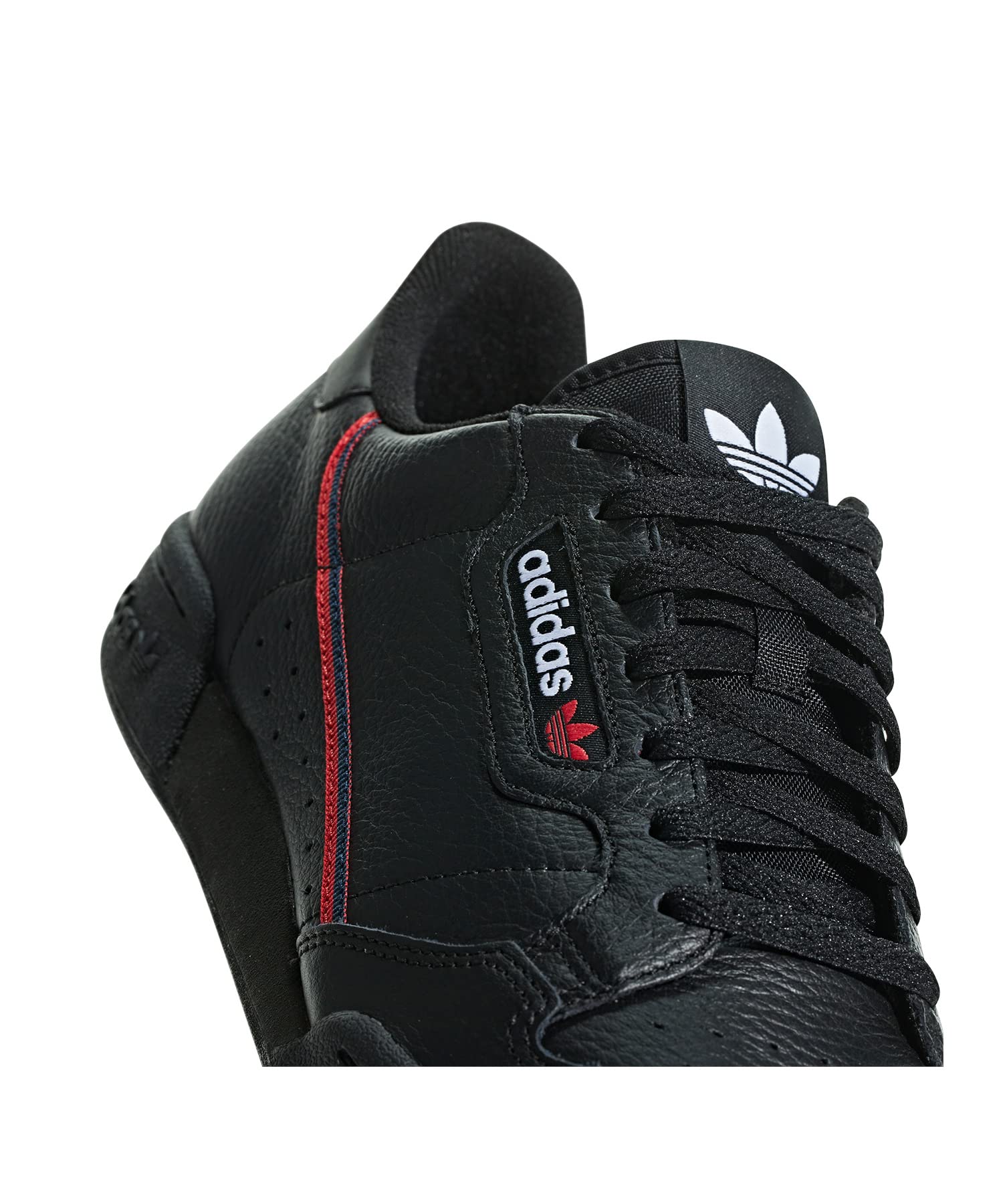 adidas Continental 80, Scarpe da Ginnastica Basse Uomo, Nero Core Black Scarlet Collegiate Navy 07, 43 1/3 EU