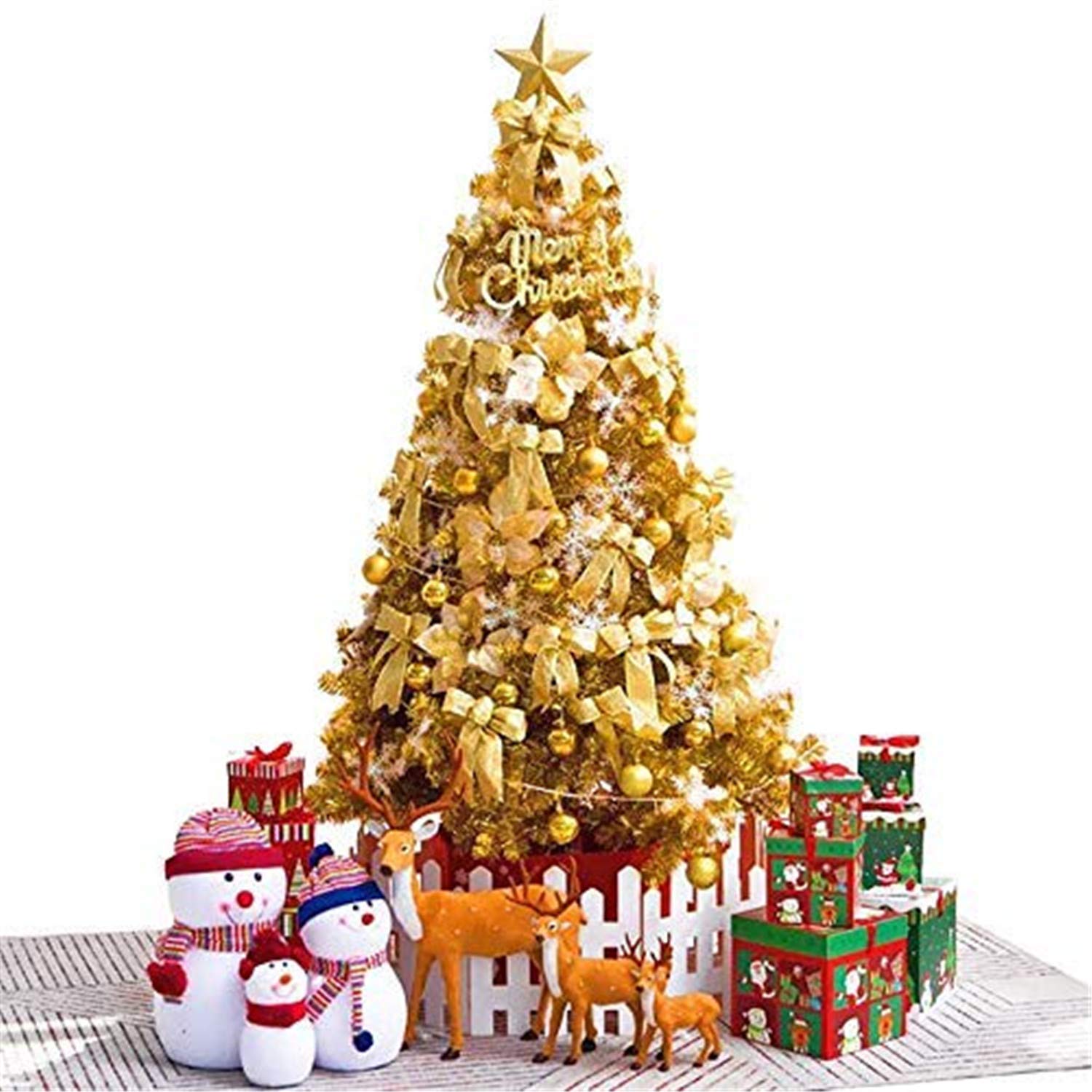 Amazon.co.jp: クリスマス ツリー ゴールド ヌードツリー オーナメント