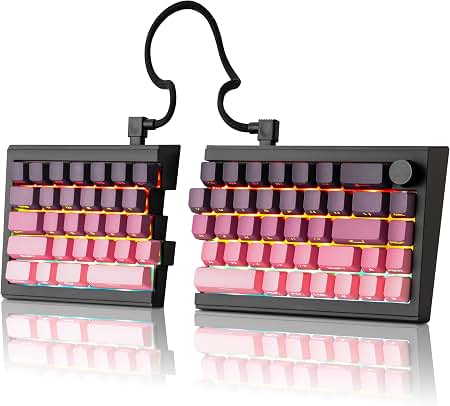 Amazon.com: EPOMAKER Split65 QMK/VIA Programmable Keyboard