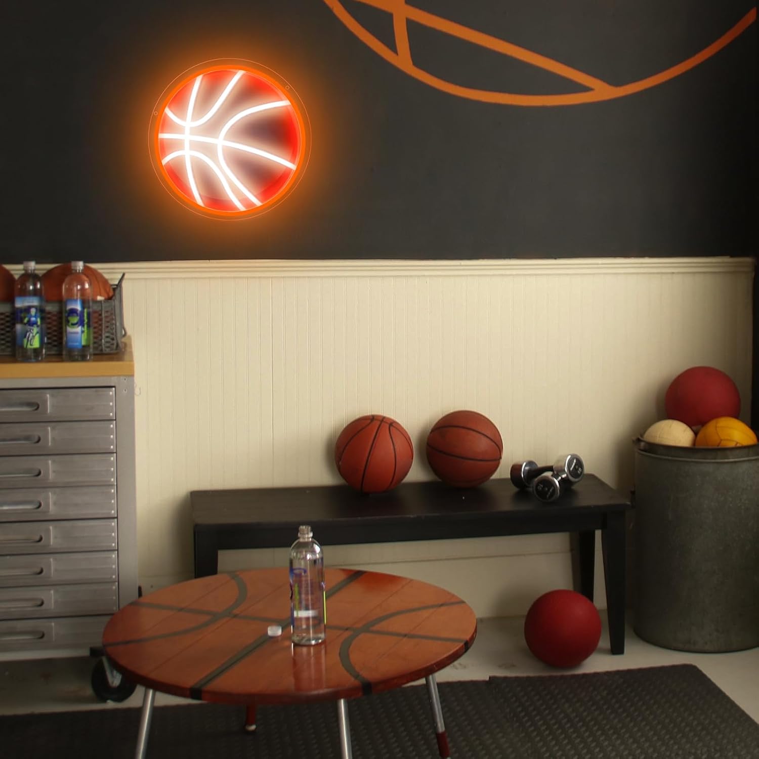 Basketball Neon Sign, Dimmable Basketball LED Neon Light for Fans, Sports Themed Neons Signs Light for Home Bedroom Man Cave Playroom College Dorm Club Birthday Party Decor - Image 7