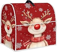 Vista 11 de Cubierta de batidora de pie de Navidad de 4.5 a 5 cuartos de galón, cubierta de mezclador retro, lavable, antimanchas, para cocina, piezas