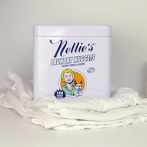 Miniatura 9 de Nellie's Nuggets de lavandería - 350 cargas - Cápsulas de detergente concentrado ecológicas - Solución de limpieza a base de plantas - Potencia a