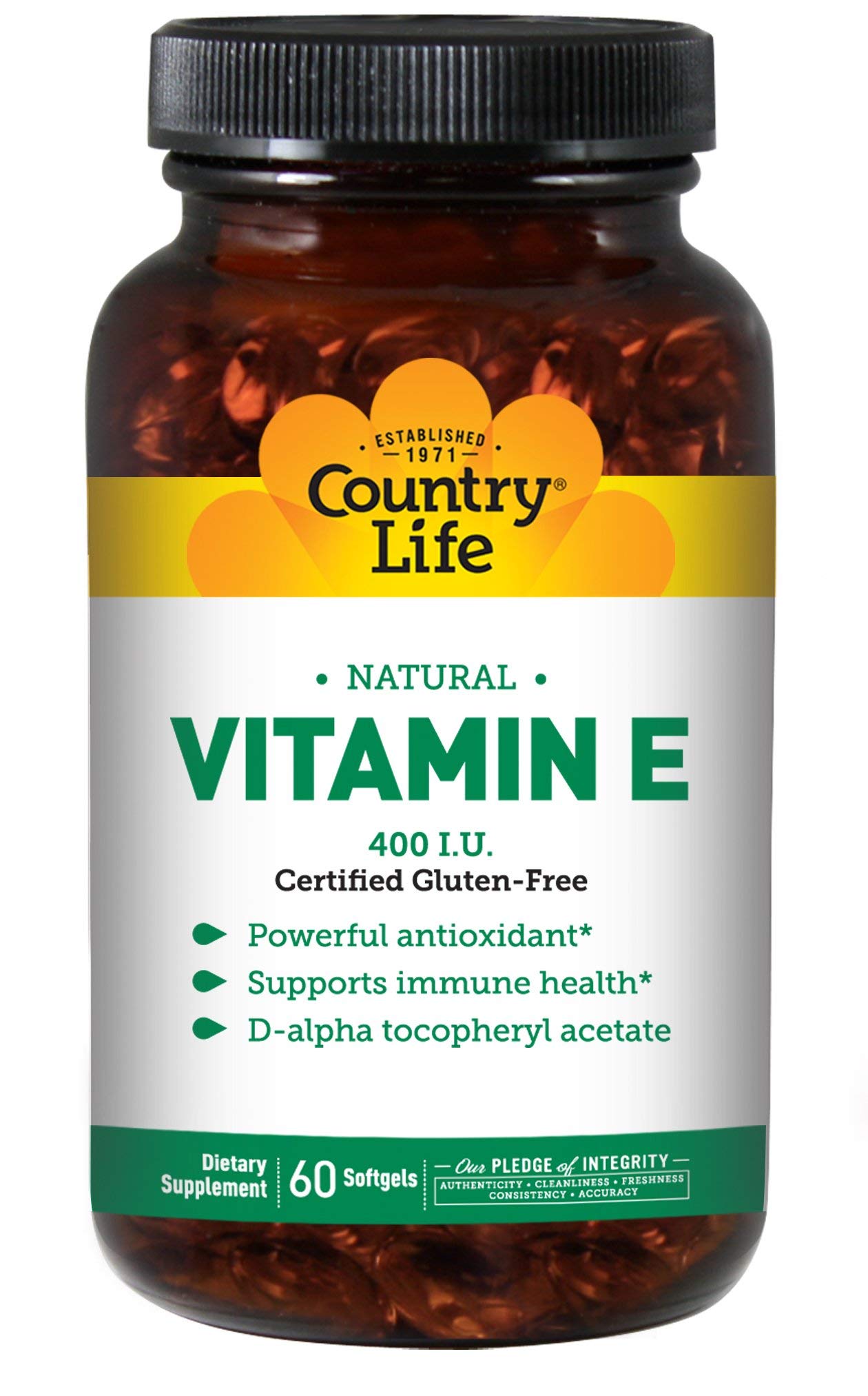 Country LifeStress Shield Vegetarian Capsules, 60 Count