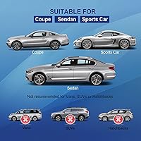 Vista 5 de Funda impermeable para cupé deportivo, impermeable, para todo tipo de clima, ajuste universal