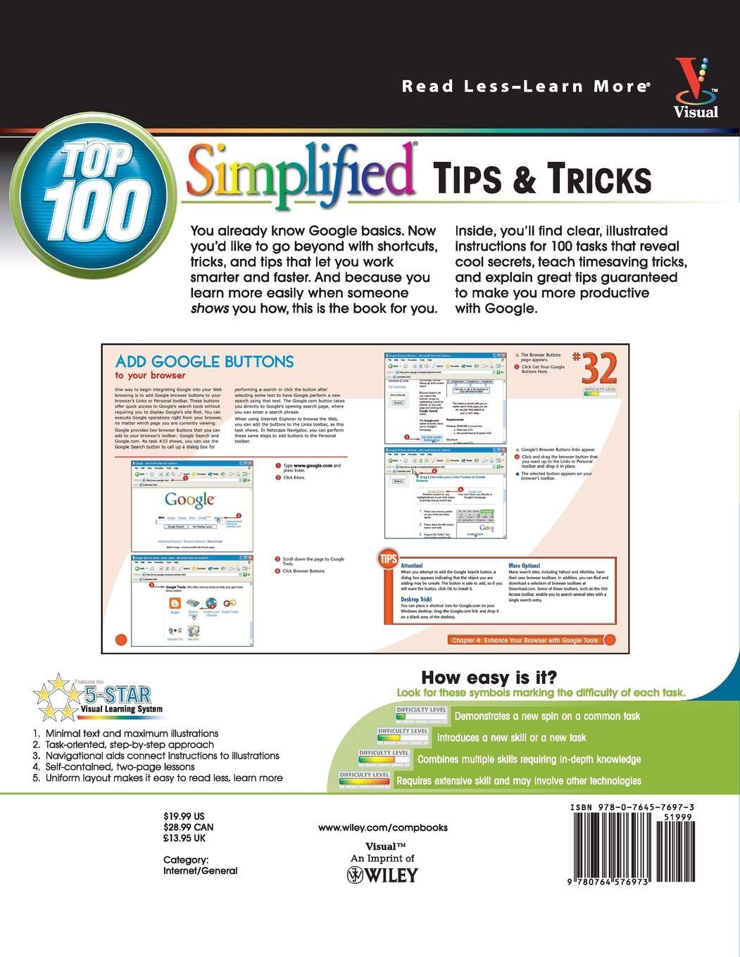 Google: Top 100 Simplified Tips & Tricks: Top 100 Simplified Tips and Tricks