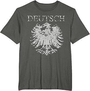 Cool Vintage Deutsch German Heritage Eagle T Shirt T-Shirt