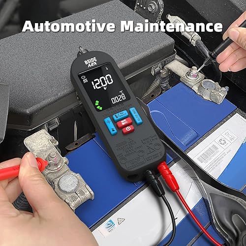 Miniatura 8 de BSIDE Multímetro digital recargable Probador de amplificador eléctrico LCD de color 6000 cuentas Voltímetro inteligente automático VFC Diodo de