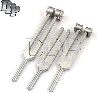 Set of 3 PCS Aluminum Sensory Tuning Forks C 128 256 512 (DDP Brand)