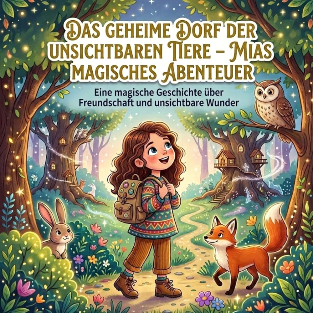Das geheime Dorf der unsichtbaren Tiere: Ein Kinderbuch über Mut, Freundschaft und Magie – Zauberhafte Gute-Nacht-Geschichte zum Vorlesen ab 3 Jahren