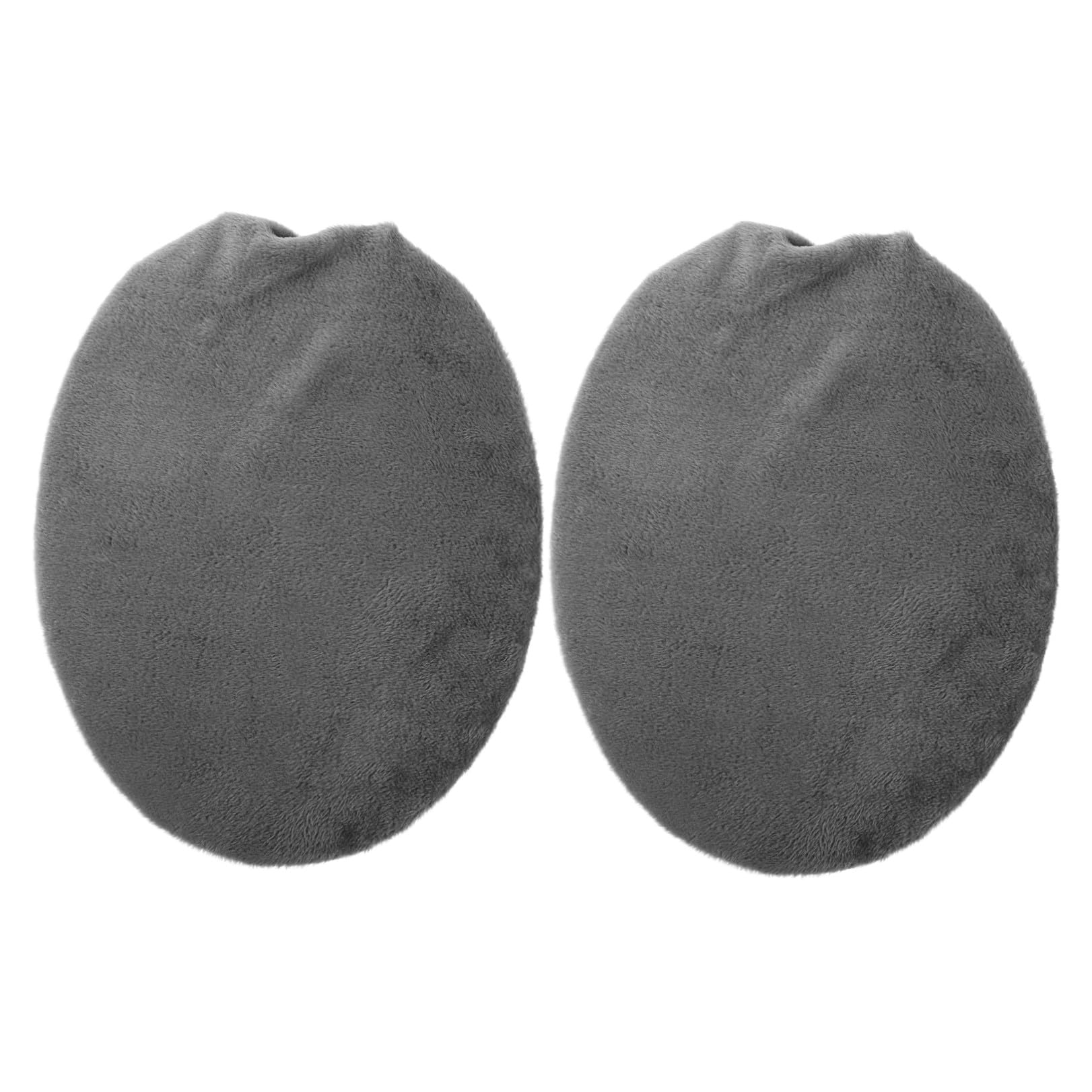 Fundas de inodoro de terciopelo lavables VALICLUD de 35x32 cm con tapa de felpa