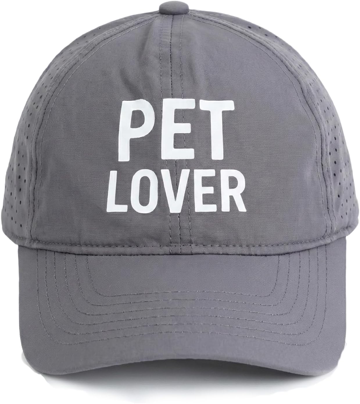 LovinPet 犬好きの帽子、メッシュベースボールキャップ&ndash;軽量で通気性のある大きな頭用の大きなサイズの帽子、調節可能なスポーツサ