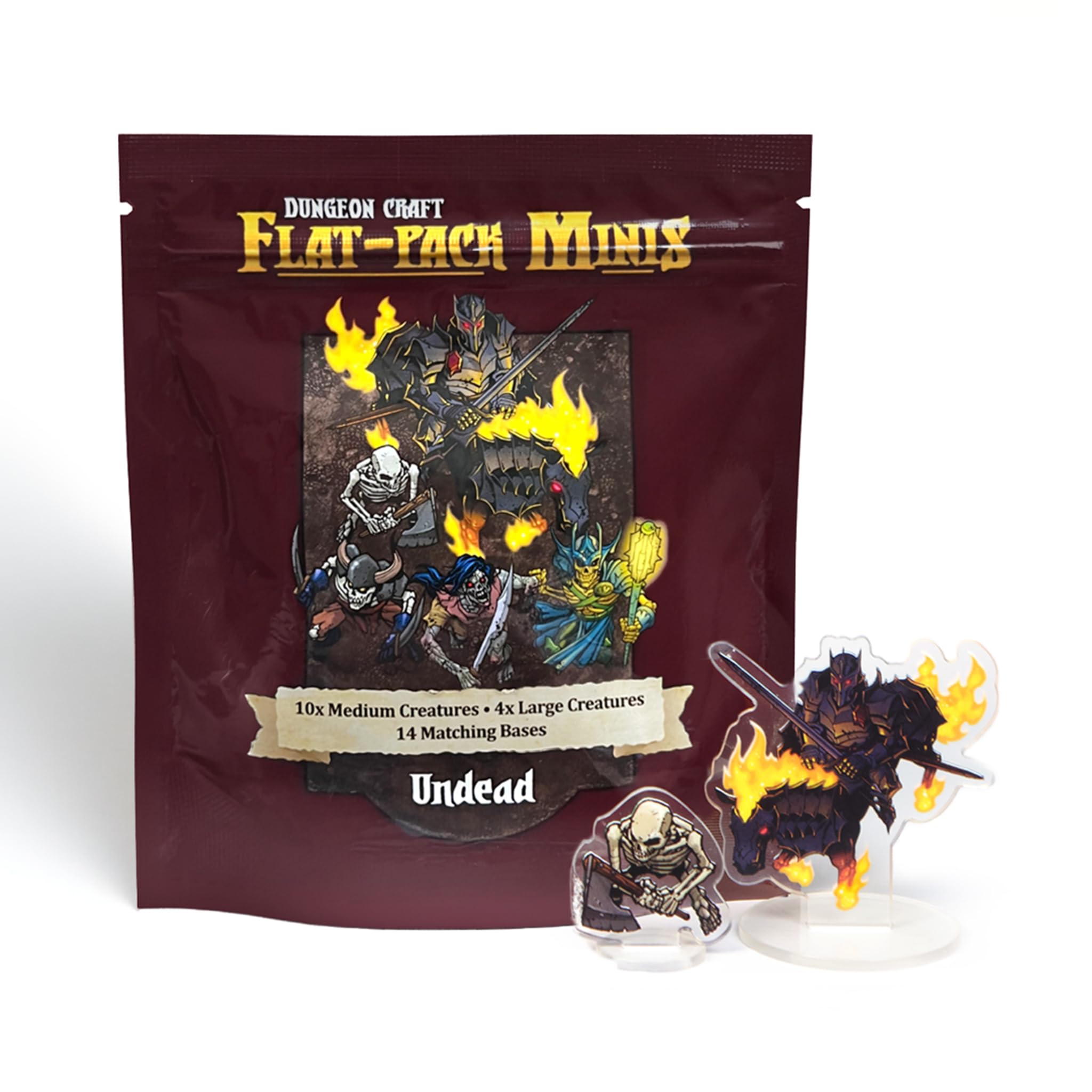 1985 Games Minis, Compatible with DND, RPG, Tabletop Games, Roleplaying Figures for Your Dungeons & Dragons Quest, Mini Gaming Action Figures (Undead Pack)