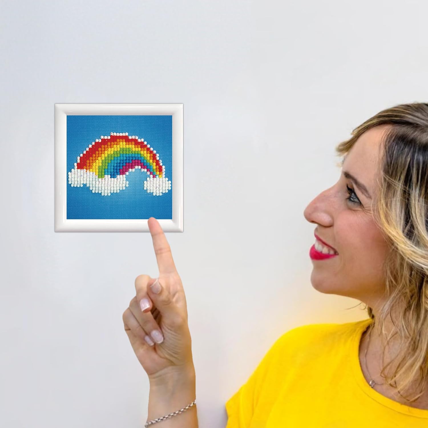 Ever Living Rainbow with Frame - 4.0" x 4.0"