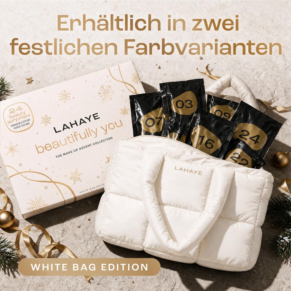 LAHAYE Calendrier de l'Avent Beauty 2026 - 24 surprises de maquillage