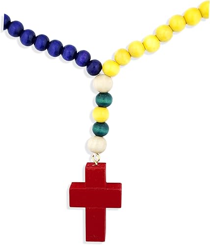 Miniatura 3 de Mi primer rosario - Rosario católico para niños, Madera, No es una piedra preciosa