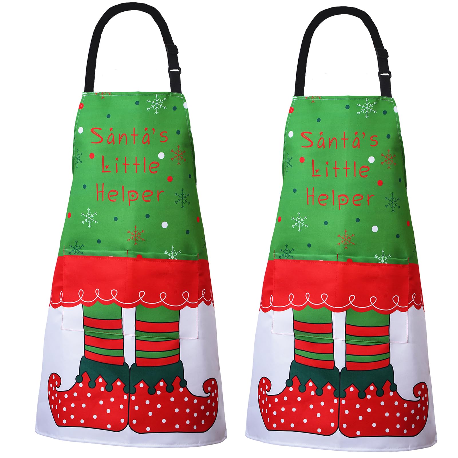 XIEJINJIA Delantal Babero Ajustable de Corbatas Largas con 2 Bolsillos Cocina Hornear Jardinería Pintura para Mujeres Hombres