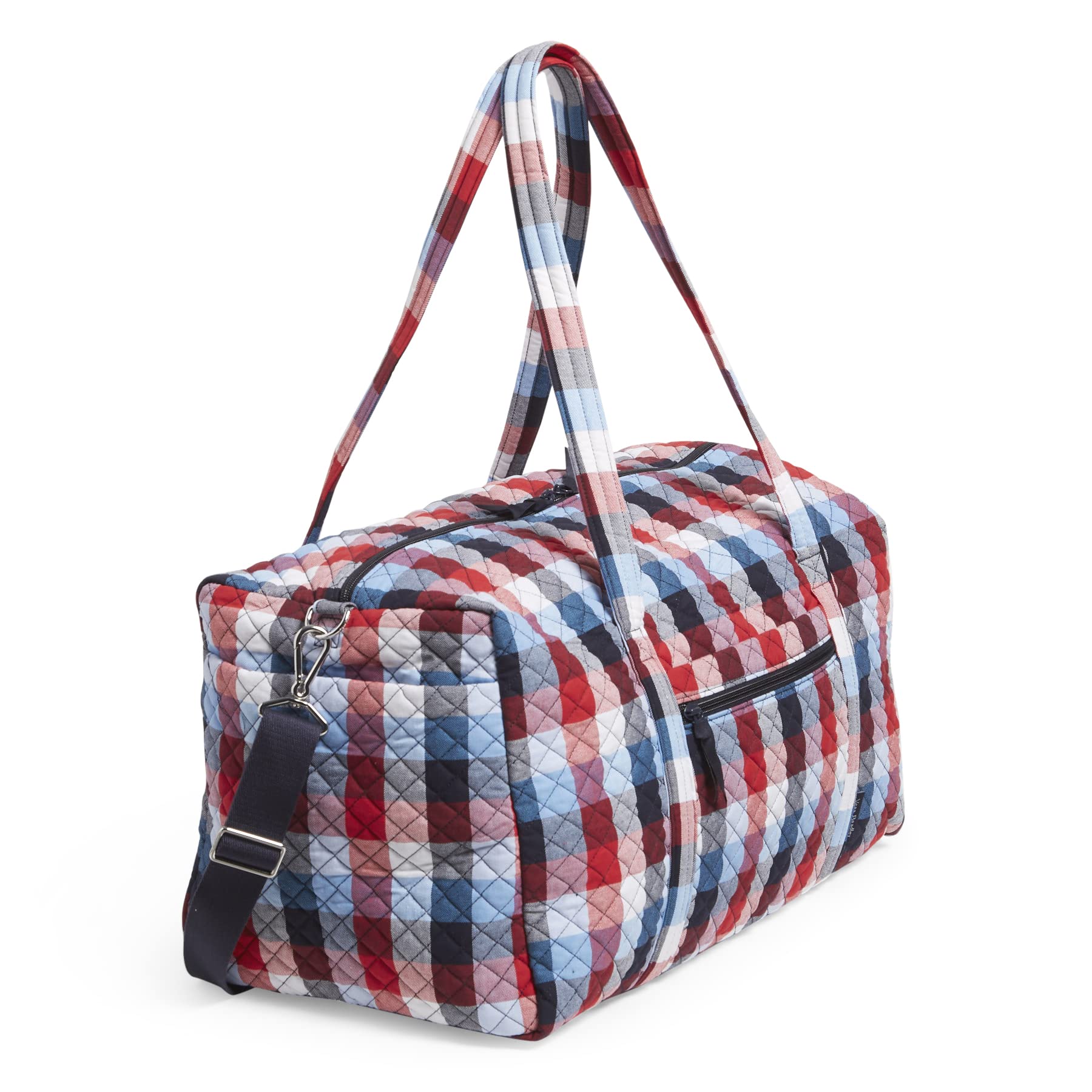 Vera Bradley Borsone da viaggio grande in cotone, da donna
