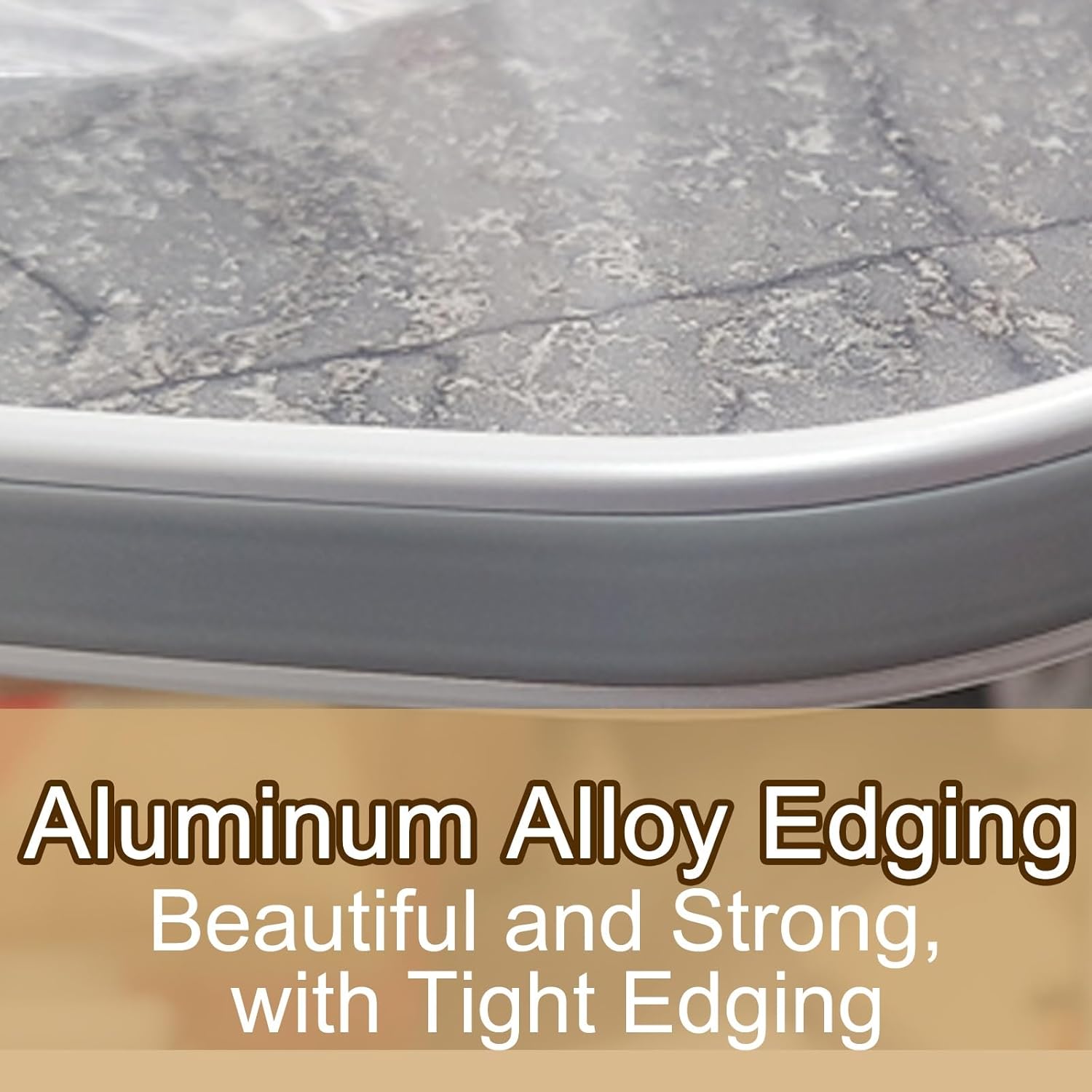 RV折りたたみテーブル交換用、長方形RVテーブル 天板、カップホルダー2個付き、取り外し可能な、40x80cm、ヨット用(White