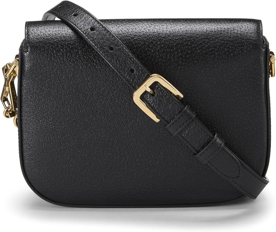 Pre-loved Adidas x Gucci Leather 1955 Horsebit Shoulder Bag Medium, Black