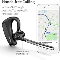 Vista 4 de Conambo Auriculares Bluetooth 5.2 con CVC8.0 Dual Mic Cancelación de Ruido Auricular Bluetooth 16Hrs Talktime Auriculares Inalámbricos para Camión