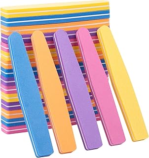 20 Pieces Nail Buffer Block Sponge Nail File Washable Double Sided 100/180 Sanding Block Buffing Files