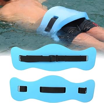 Swim Belt Floatation Belt EVA Foam Water Aerobics Belt with Adjustable Strap, Flotation Belt Water Belts for Pool Exercise, Buoyancy Belt Swim Kickboard for Beginners Adults Kids