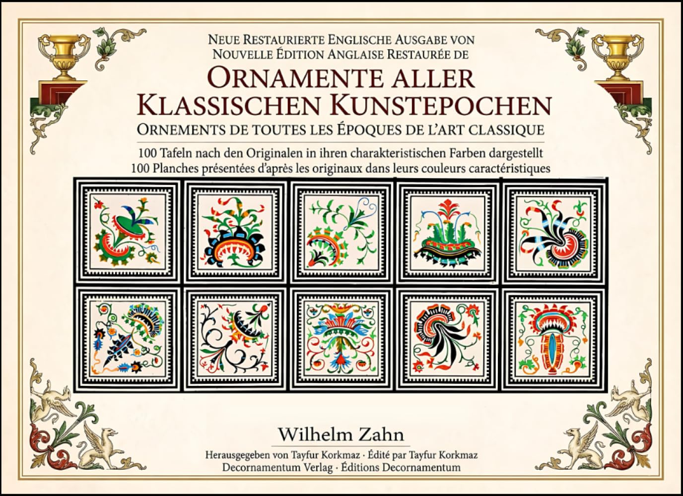 Livre ornements classiques Wilhelm Zahn pour décoration salon intérieur