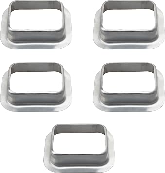 3" 4" K Style Gutter Downspout Adapter Aluminum Downspout Drop Outlet | 5 Pack