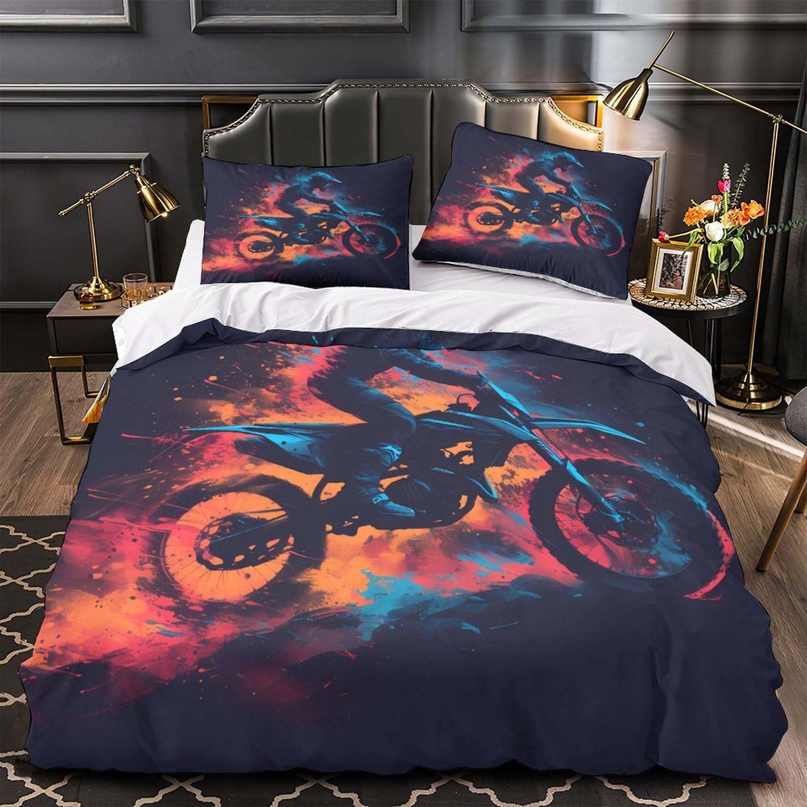 Housse de couette motard hypoallergénique pour en finir avec les nuits agitées