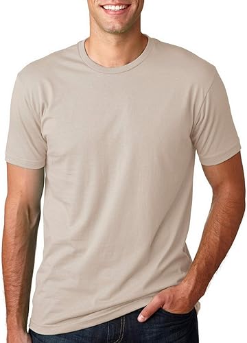 Next Level Mens Premium Fitted Crew Sand XXX-Large (Pack of 5)