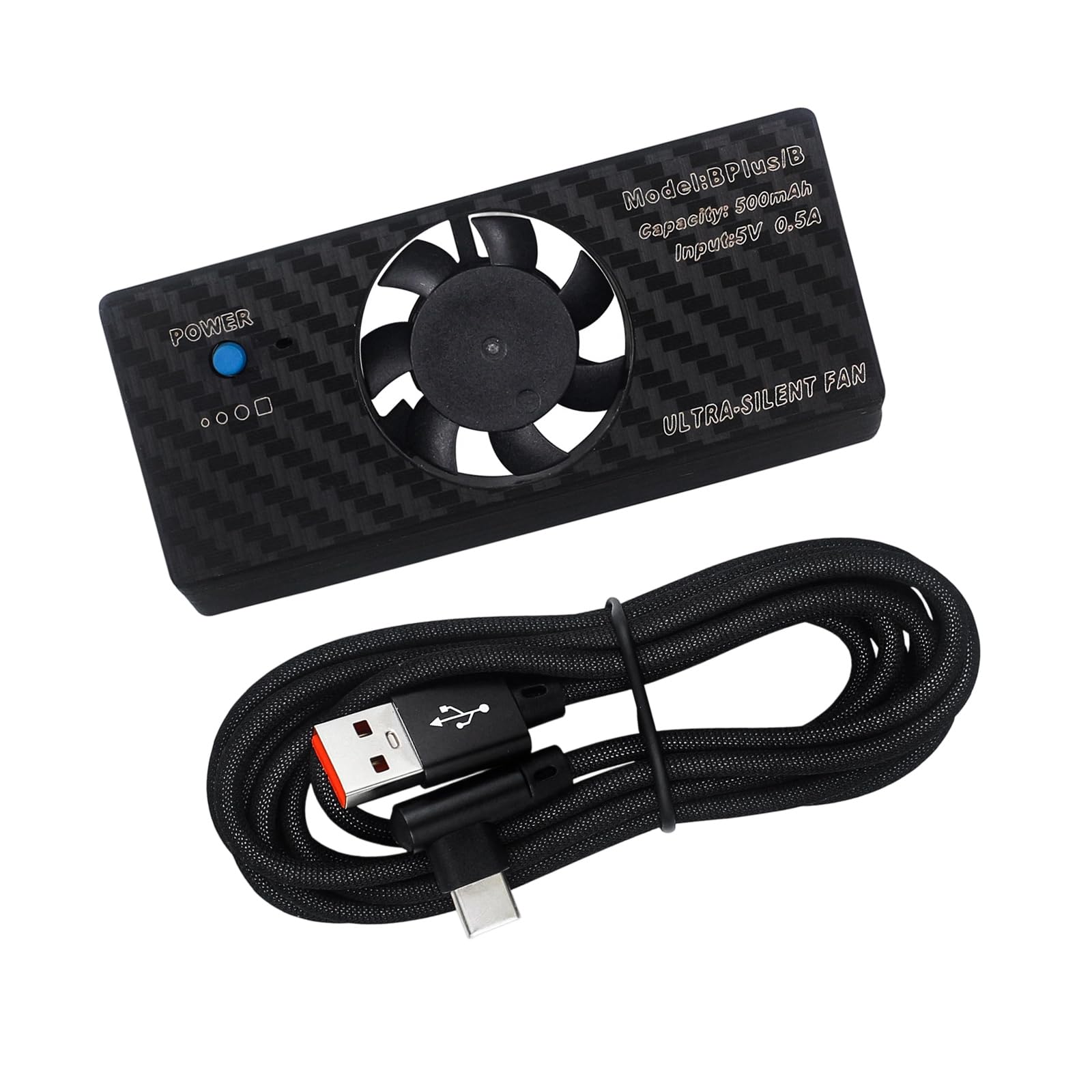 Ventola di raffreddamento ad efficienza per telecamere in streaming live Processo super silenzioso Alimentato tramite USB Dispositivo di dissipazione del calore portatile Coerente A6400