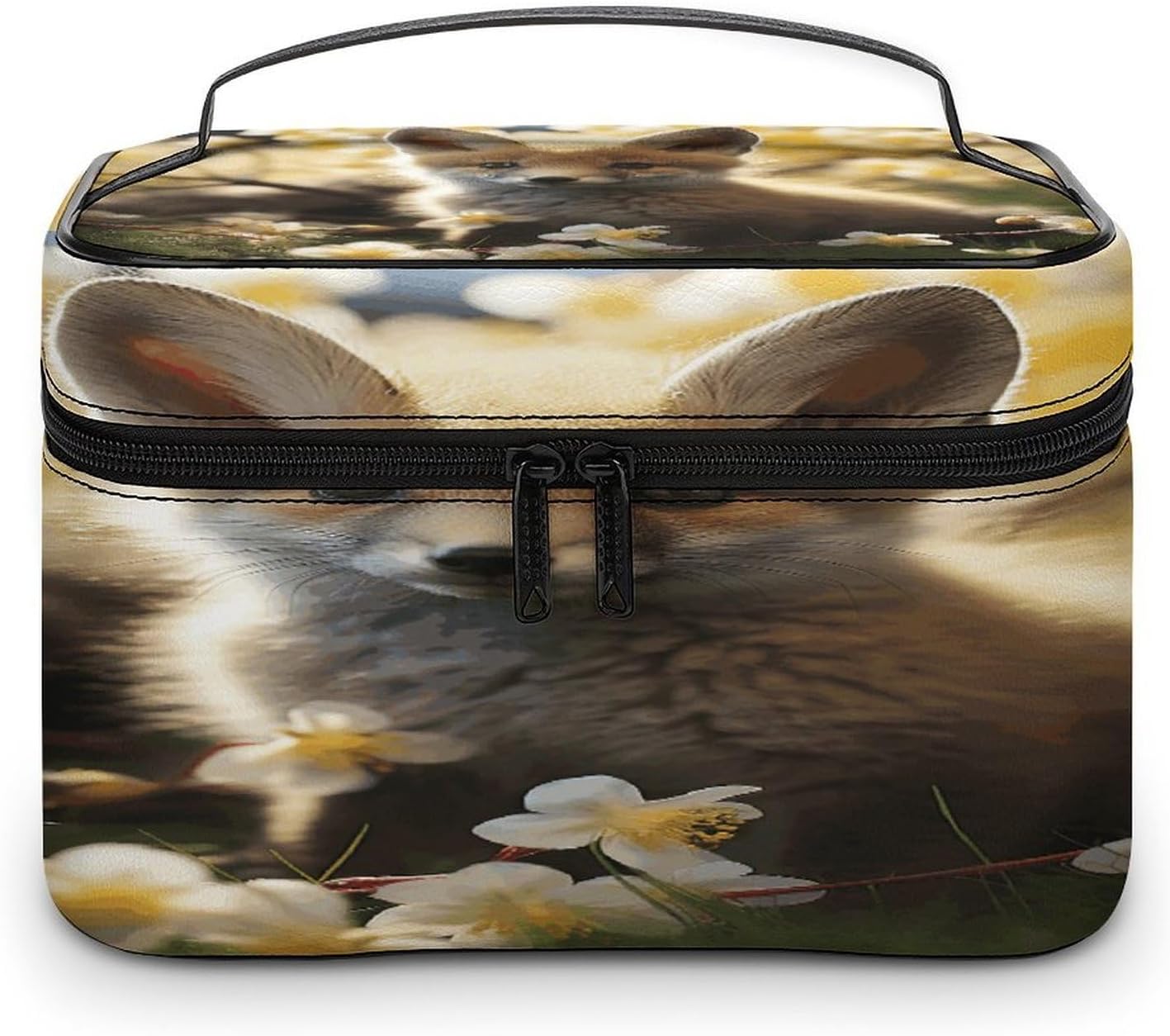 Animal in Spring Travel Makeup Bag Cosmetic Bag Toiletry Bags