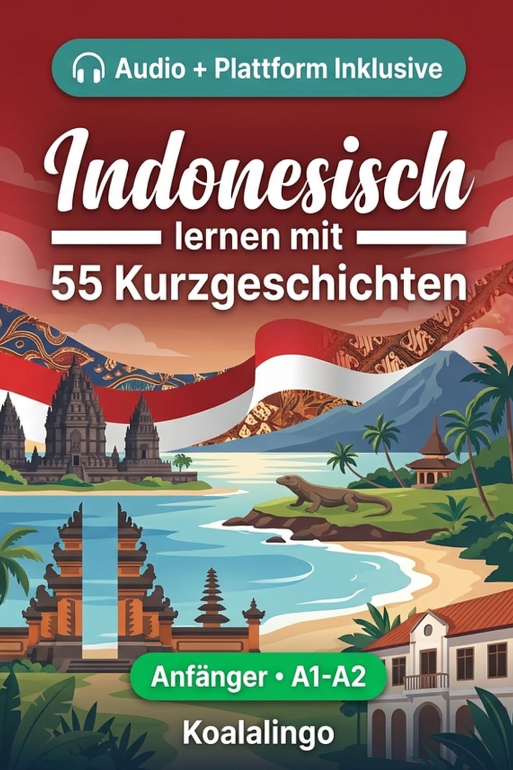 Indonesisch lernen mit 55 zweisprachigen Kurzgeschichten für Anfänger: Verbessern Sie Ihren Wortschatz, Ihr Leseverständnis und Ihre ... für Studenten und Erwachsene auf A1-A2 Niveau
