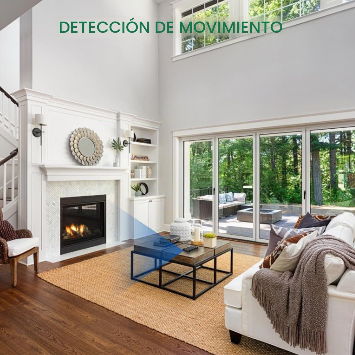 sakalaka Cámara espía mini HD 1080P, cámara oculta con batería de 10000mAh, visión nocturna, detección de movimiento, grabación en bucle, cámara de niñera de seguridad para el hogar, habitación
