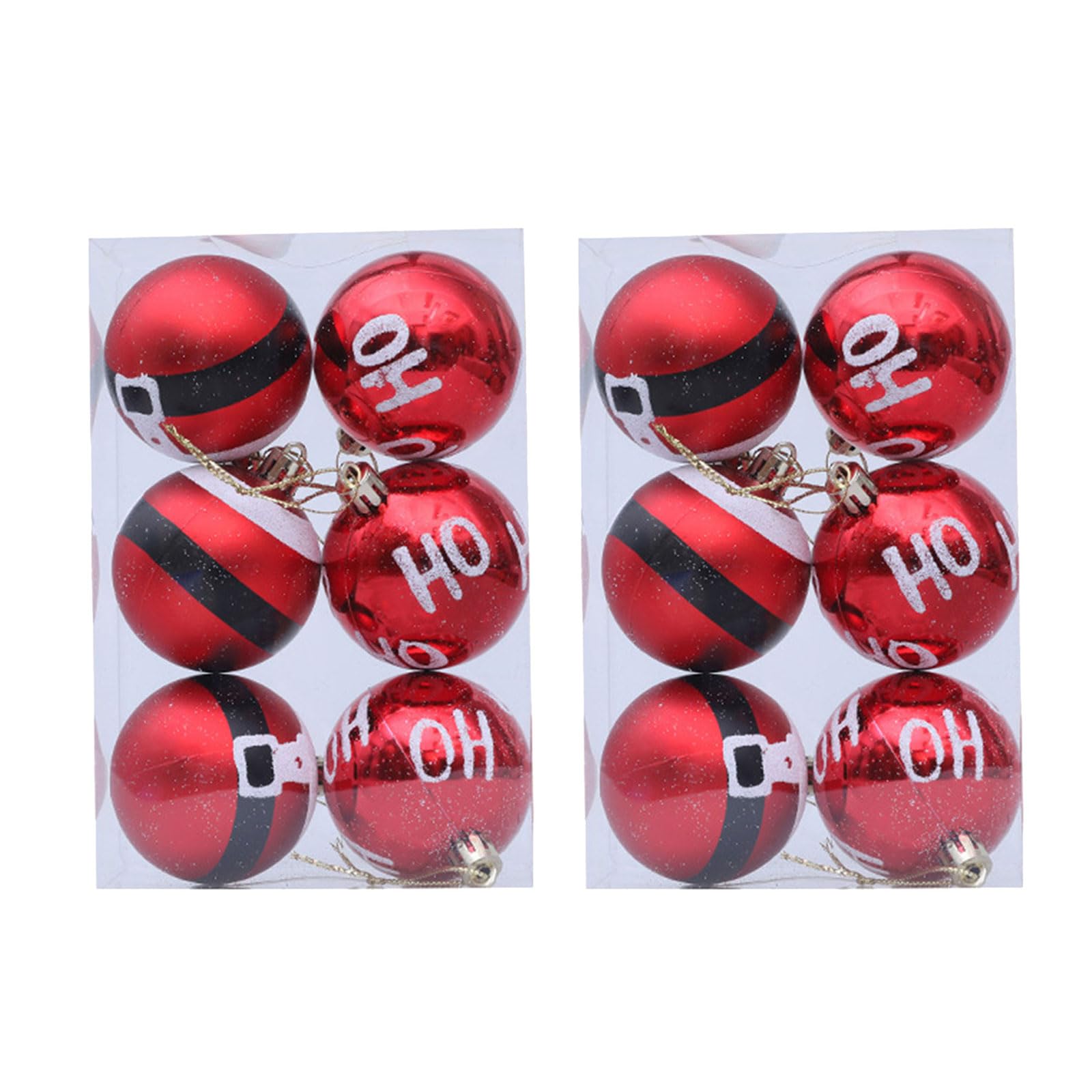 Xjdzineq 12Pcs Christmas Ball Baubles Ornament Shatterproof Tree Hangings Decorations for Wedding Winter Holiday Party Tree Hanging Decorations